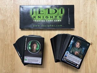Star Wars Jedi Knights CCG TCG Base Core Complete Set First Day Of Printing Lot