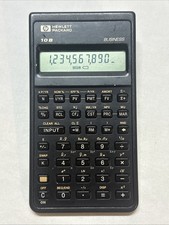 Vintage Hewlett Packard HP 10B Business Calculator Tested Working
