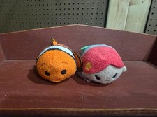 Disney TSUM TSUM The Little Mermaid Ariel  Nemo Plush Toy 2PCS