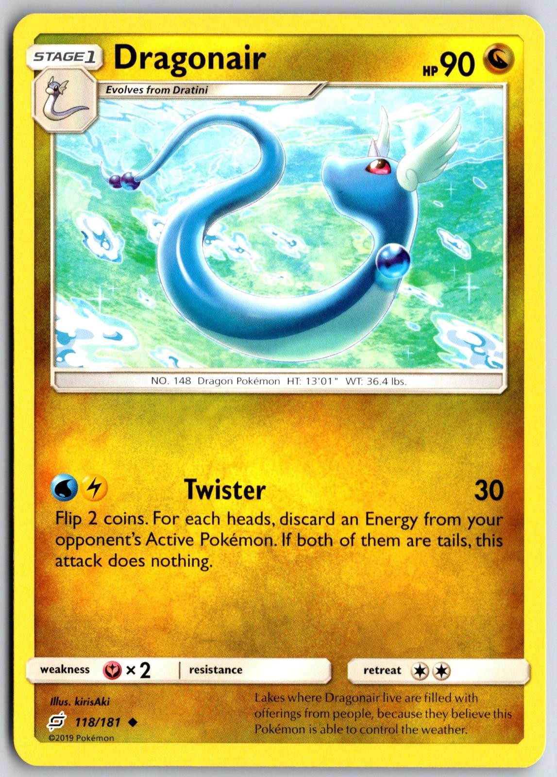 Dragonair 118 UC Team Up Pokemon NM/M