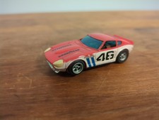 Aurora AFX Slot Car 1911 Datsun 240z 46 Red White Vintage Goodyear Badging 