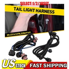 Left & Right Tail Lamps Wiring Harness For Chevrolet Silverado 1500 2500HD 1~10X