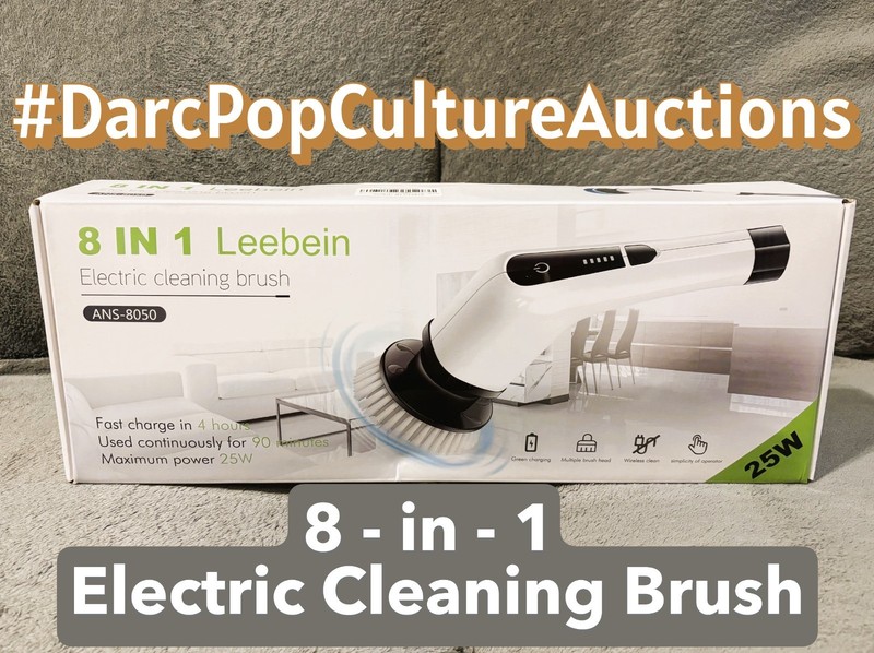 Leebein 8-in-1 Electric Cleaning Brush 25W Wireless Multiple Heads White/Black