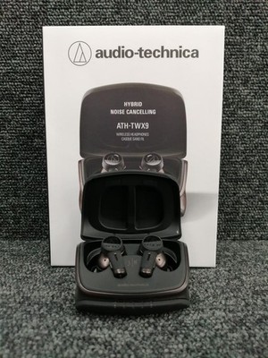Audio-Technica ATH-TWX9 ANC True Wireless Earbuds Black Hi-Res UV Case