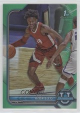 2021-22 Bowman U Aqua Refractor 5/250 Keon Ellis #75 19fe