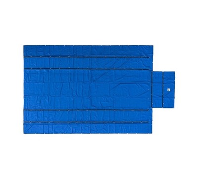 Flatbed Tarps 18oz Steel Tarp 16' x 27' with Flap