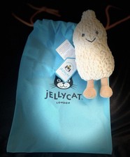 Jellycat Amuseables Peanut Small Plush Toy BNWT w/ Dust Bag A6PEA