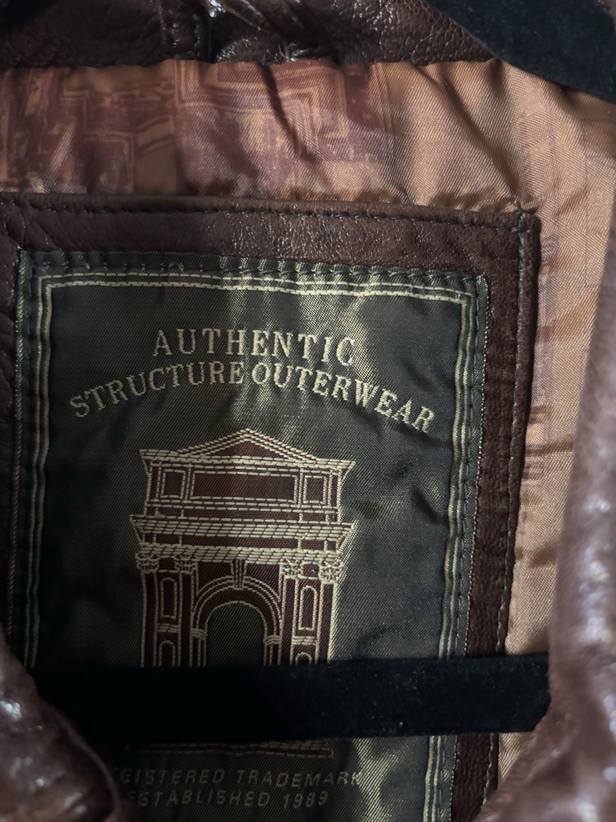 Authentic Structure Outerwear Roasted Chestnut Fu… - image 2