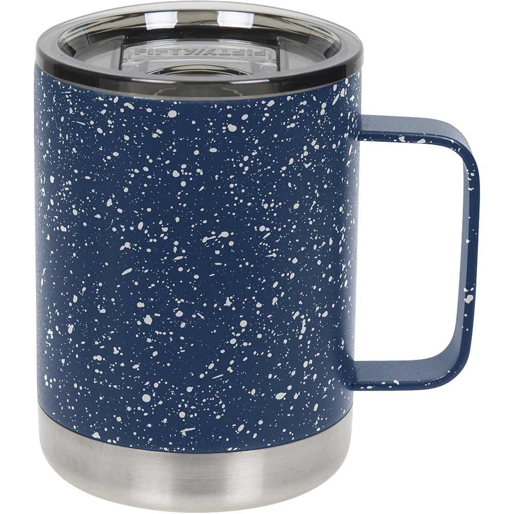 Fifty/Fifty 12 Oz Insulated Stainless Steel Camp Mug - Vacuum-Insulated