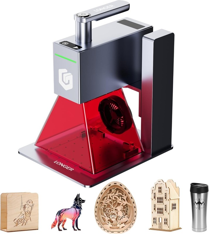 Longer Nano 6W Laser Engraver Machine Portable, 5000mm/s & 0.05mm Precision
