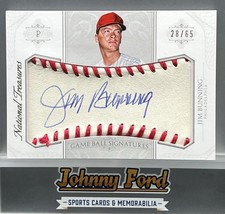 Jim Bunning 2014 Panini National Treasures Auto #28/65 Philadelphia #51
