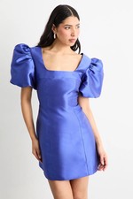 Warehouse Blue Mini Dress Womens Occasion Dresses