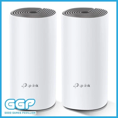 TP-Link Deco E4 2-PK AC1200 WiFi Mesh 2.4-5 GHz Wi-Fi WMM Dual-Band System - image 1 of 4