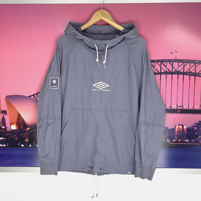 Pretty Green x Umbro Hooded Jacket Smock | RARE | S / M | Oasis
