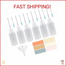 Atdcoek 6 Pack Needle Tip Squeeze Bottle 50mL 1.69 OZ , Precision Gun Oil Bottle