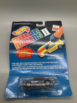 VTG Hot Wheels - Color Racers II - '55 Chevy Corvette Sheriff 1989
