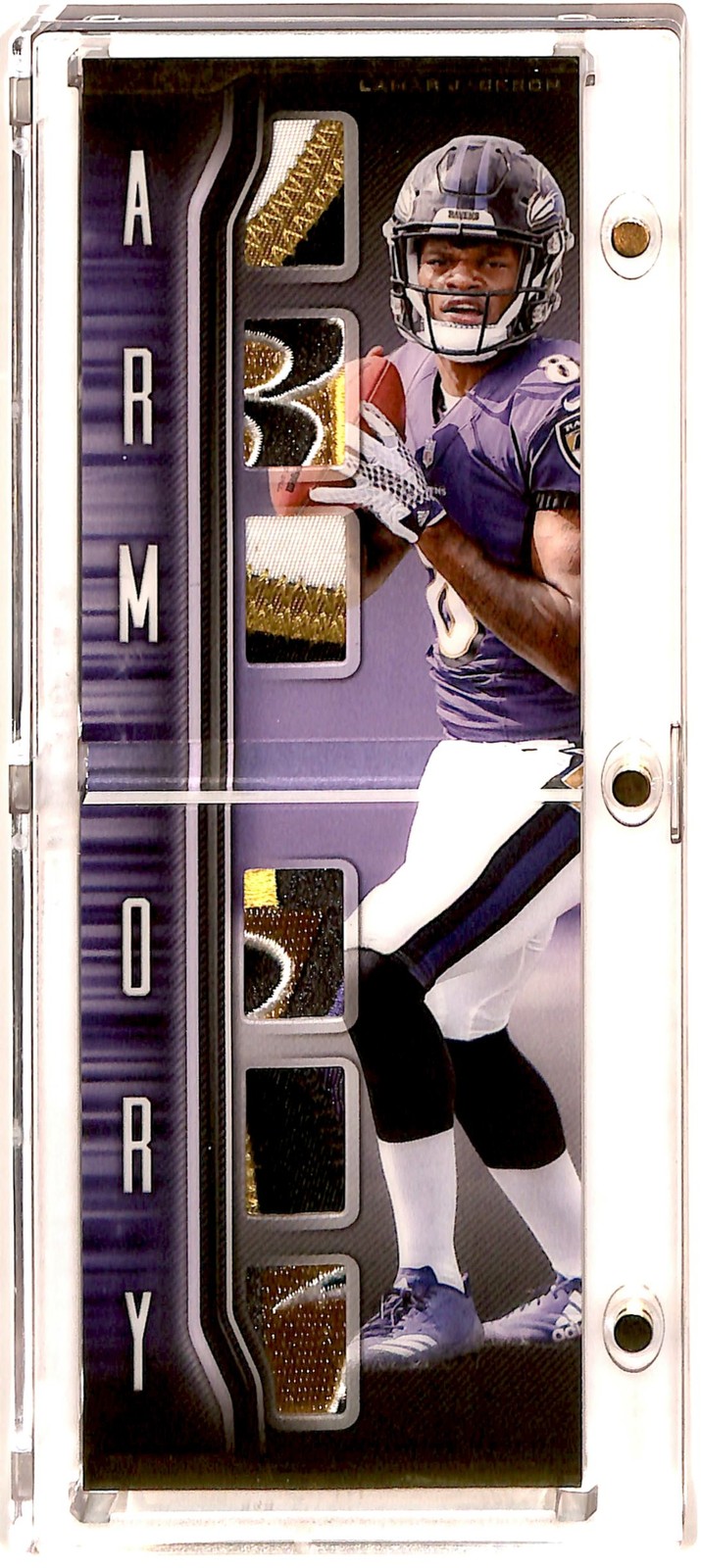 Lamar Jackson Panini Certified New Generation Jerseys Mirror #3 Gold