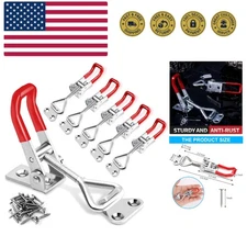 6 Pack Toggle Latch Clamp 4001, Adjustable Latch, Smoker Clamps Heavy Duty La...