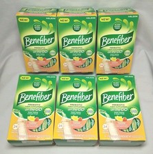 6 BOXES Benefiber Prebiotic Fiber 144 Sticks TOTAL Strawberry Lemonade On The Go