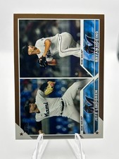 BRYAN HOEING JEFF LINDGREN 2023 TOPPS GOLD 1497/2023 MIAMI MARLINS #US153 JC