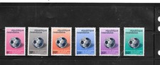 RWANDA SC#176-81 SOCCER BALL MNH XF 1966 OLD TOPICAL PICTORIAL STAMP SET