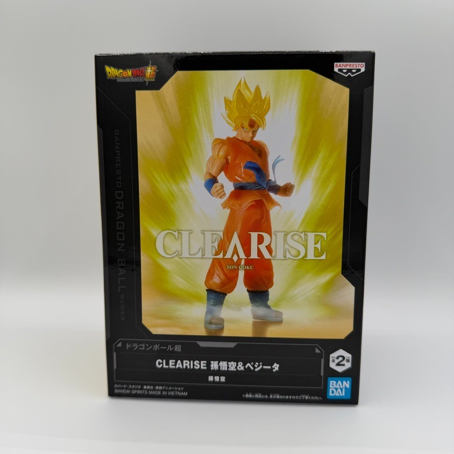 Dragon Ball Super Goku Clearise Figure Banpresto Bandai DBZ Anime NIB