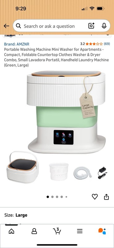 Portable Mini Folding Washing Machine