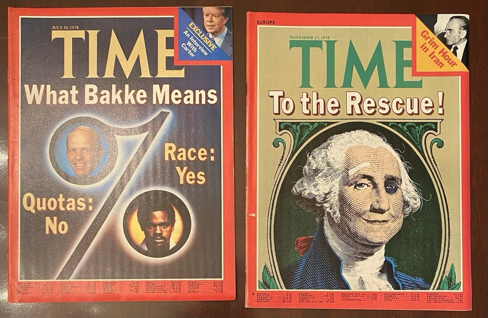 Lot 10 Vintage Magazines TIME Magazine 1977 - 1980 - Image 2 of 4
