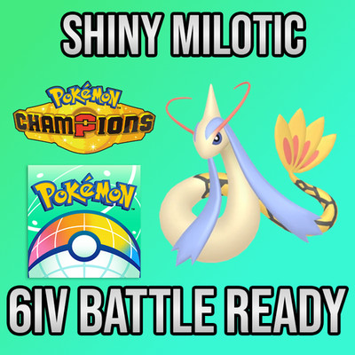  6IV SHINY Milotic + EVS  POKEMON HOME Champions Online delivery 