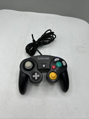 Authentic OEM Black Nintendo Gamecube Controller DOL-003 - Tested