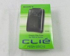 Vintage Sony PEGA-USC10 Classic Flip Case for Clie PEG-N Series