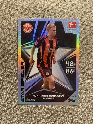 Topps Match Attax Bundesliga 25/26 Jonathan Burkardt # STAR SPIELER - Frankfurt