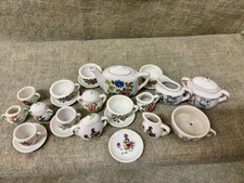 Vintage 4 sets Ceramic Miniature Tea Sets 29 Piece Lot Made In Japan