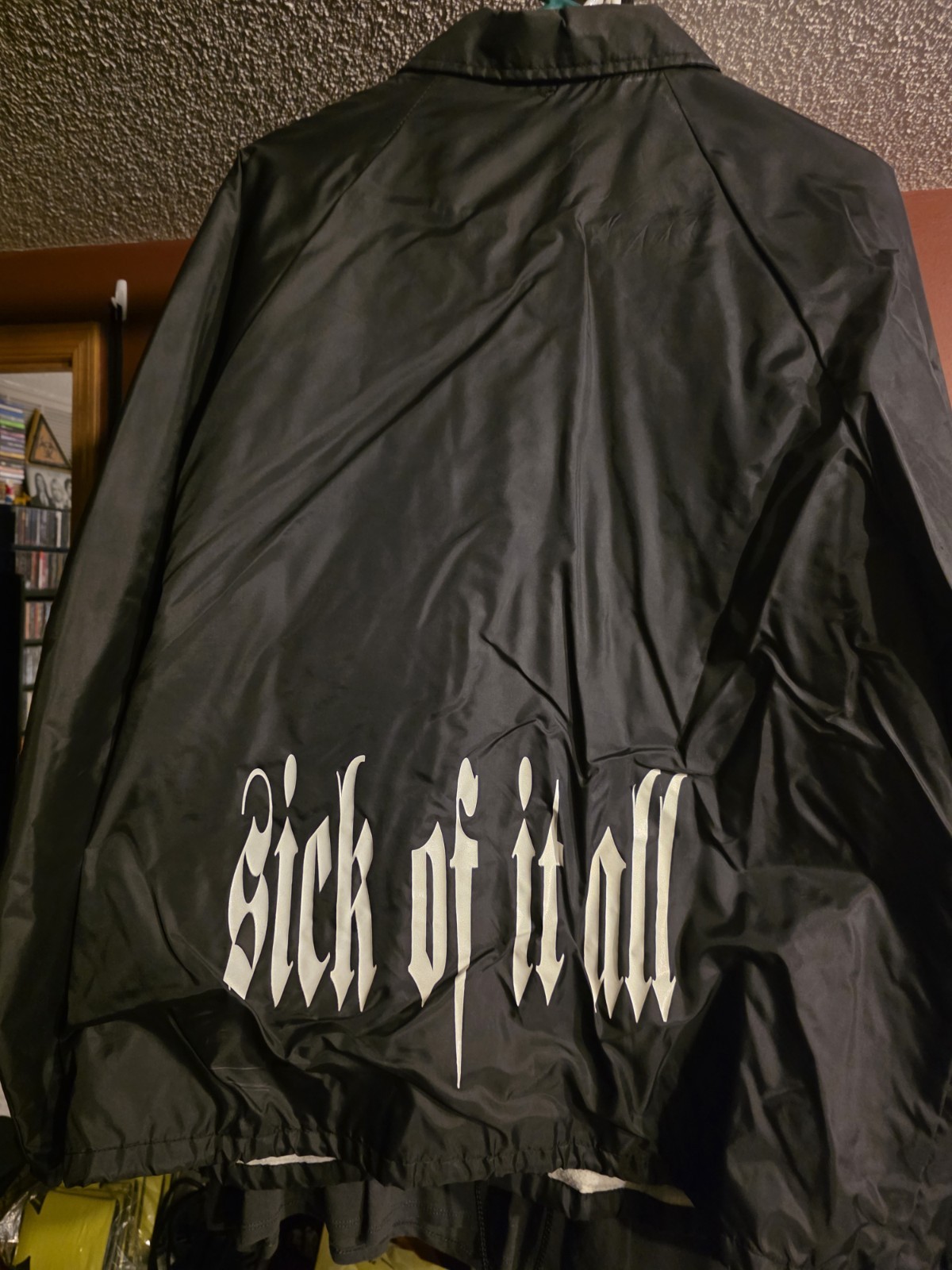 Vintage 1995 Sick Of It All windbreaker NYHC Biohazard Madball jacket (Size XL) - second product detail image