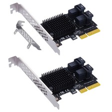PCI-E X4 to U.2 Riser Card Pcie to Dual SFF-8643 Expansion Adapter for NVME SSD