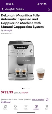 Delonghi Magnifica Super Automatic Espresso Machine. Works Amazing! 