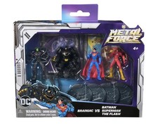 DC Comics Metal Force Team up Brainiac Vs Batman Superman The Flash Set 4 NEW
