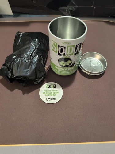 Funko SODA! Freddy Funko as Werewolf Green LE Heavy Metal Halloween 2023