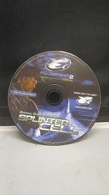 GameShark 2 Playstation 2 Official Cheat Codes for Splinter Cell 2003 Disc Only