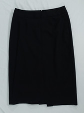 Semantiks Skirt Womens 2 Black Lined Pencil Career Office Classic Work Wear