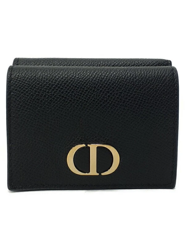 Christian Dior 30 Montaigne Portefeuille Compact Femme Tri Pli Court Garantie 1 Semaine