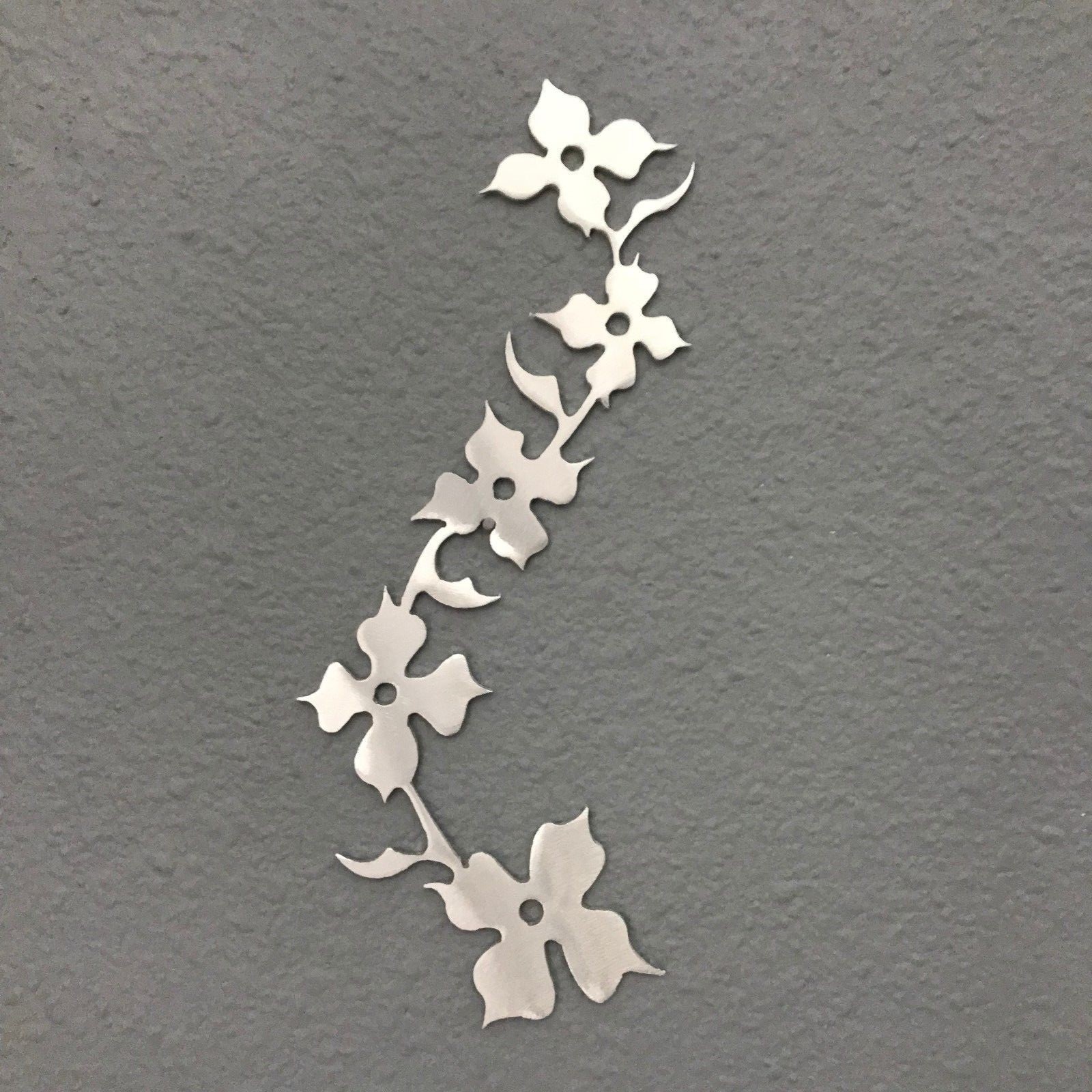 Flower Vine Metal Wall Art Decoration Skilwerx Modern Floral 17 eBay
