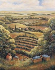 Ceramic Backsplash Tile Mural Tuscany Scene Kitchen/Bathroom - Valley C