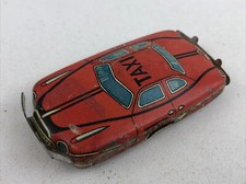 Vintage Tin Litho Taxi Car Toy Part Piece A123 Japan 
