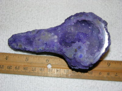 Geode Center Cut Geode cut & polished half with colored crystal center 5 inch E67 | eBay