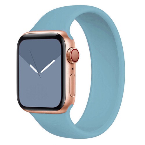 iWatch Strap Band For Apple Watch Ultra 8 7 6 5 4 SE Solo Loop Silicone 38-49mm - Bild 11 von 28