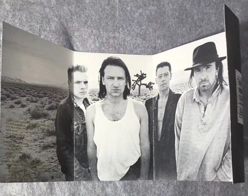 U2 “The Joshua Tree” CASSETTE Island Records 1987 Brian Eno Danial Lanois Bono - Picture 4 of 5