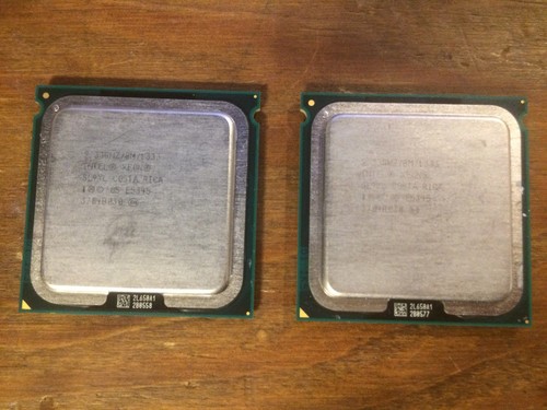 lot of 2 intel xeon e5345 2.33ghz 8mb 1333mhz lga771 cpu sl9yl