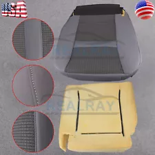 For 2006-2008 Dodge Ram 2500 3500 Driver Bottom Seat Cover Gray + Cushion Pad