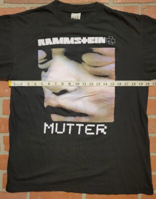 Rare Vintage 2001 Rammstein Mutter Band Tour T Shirt XL | eBay
